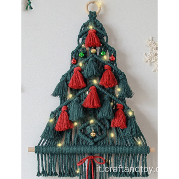 Kit macrame dell&#39;albero di Natale